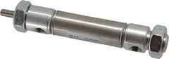 Norgren - 1" Stroke x 3/4" Bore Double Acting Air Cylinder - 1/8 Port, 1/4-28 Rod Thread - Exact Tooling