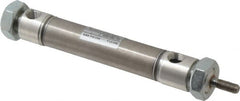 Norgren - 2" Stroke x 3/4" Bore Double Acting Air Cylinder - 1/8 Port, 1/4-28 Rod Thread - Exact Tooling
