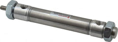 Norgren - 3" Stroke x 3/4" Bore Double Acting Air Cylinder - 1/8 Port, 1/4-28 Rod Thread - Exact Tooling