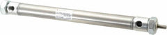 Norgren - 6" Stroke x 3/4" Bore Double Acting Air Cylinder - 1/8 Port, 1/4-28 Rod Thread - Exact Tooling