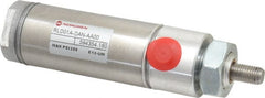 Norgren - 1" Stroke x 1-1/16" Bore Double Acting Air Cylinder - 1/8 Port, 5/16-24 Rod Thread - Exact Tooling