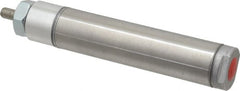 Norgren - 3" Stroke x 1-1/16" Bore Double Acting Air Cylinder - 1/8 Port, 5/16-24 Rod Thread - Exact Tooling