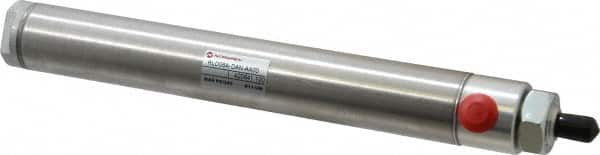 Norgren - 6" Stroke x 1-1/16" Bore Double Acting Air Cylinder - 1/8 Port, 5/16-24 Rod Thread - Exact Tooling