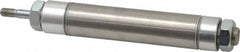 Norgren - 3" Stroke x 1-1/16" Bore Double Acting Air Cylinder - 1/8 Port, 5/16-24 Rod Thread - Exact Tooling