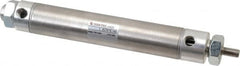 Norgren - 4" Stroke x 1-1/16" Bore Double Acting Air Cylinder - 1/8 Port, 5/16-24 Rod Thread - Exact Tooling