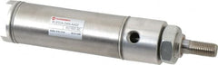 Norgren - 2" Stroke x 1-1/4" Bore Double Acting Air Cylinder - 1/8 Port, 7/16-20 Rod Thread - Exact Tooling