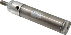 Norgren - 3" Stroke x 1-1/4" Bore Double Acting Air Cylinder - 1/8 Port, 7/16-20 Rod Thread - Exact Tooling