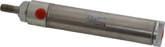 Norgren - 4" Stroke x 1-1/4" Bore Double Acting Air Cylinder - 1/8 Port, 7/16-20 Rod Thread - Exact Tooling