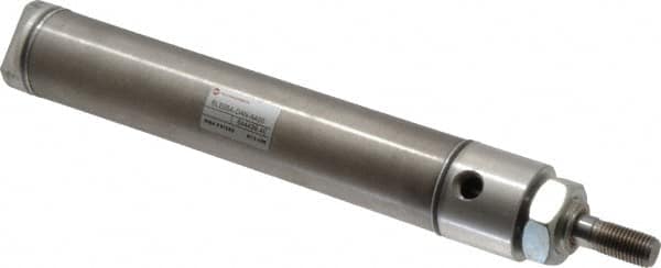 Norgren - 5" Stroke x 1-1/4" Bore Double Acting Air Cylinder - 1/8 Port, 7/16-20 Rod Thread - Exact Tooling