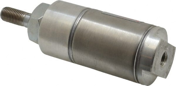 Norgren - 1/2" Stroke x 1-1/2" Bore Double Acting Air Cylinder - 1/8 Port, 7/16-20 Rod Thread - Exact Tooling