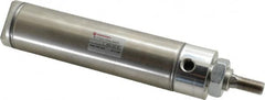 Norgren - 4" Stroke x 1-1/2" Bore Double Acting Air Cylinder - 1/8 Port, 7/16-20 Rod Thread - Exact Tooling