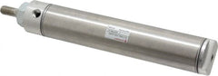 Norgren - 6" Stroke x 1-1/2" Bore Double Acting Air Cylinder - 1/8 Port, 7/16-20 Rod Thread - Exact Tooling
