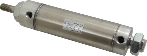 Norgren - 3" Stroke x 1-1/2" Bore Double Acting Air Cylinder - 1/8 Port, 7/16-20 Rod Thread - Exact Tooling