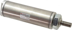 Norgren - 2" Stroke x 1-3/4" Bore Single Acting Air Cylinder - 1/4 Port, 1/2-20 Rod Thread - Exact Tooling