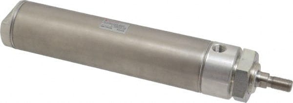 Norgren - 6" Stroke x 2" Bore Double Acting Air Cylinder - 1/4 Port, 1/2-20 Rod Thread - Exact Tooling