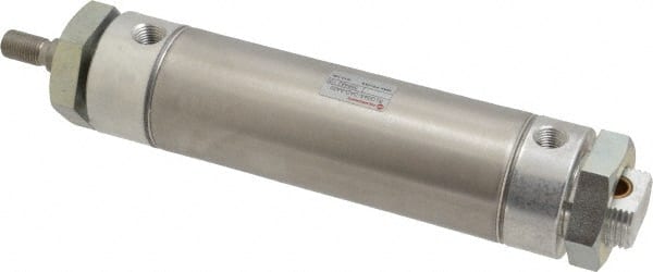Norgren - 4" Stroke x 2" Bore Double Acting Air Cylinder - 1/4 Port, 1/2-20 Rod Thread - Exact Tooling