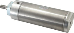 Norgren - 4" Stroke x 2-1/2" Bore Double Acting Air Cylinder - 1/4 Port, 1/2-20 Rod Thread - Exact Tooling