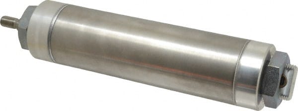 Norgren - 6" Stroke x 2-1/2" Bore Double Acting Air Cylinder - 1/4 Port, 1/2-20 Rod Thread - Exact Tooling