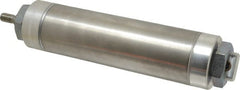 Norgren - 6" Stroke x 2-1/2" Bore Double Acting Air Cylinder - 1/4 Port, 1/2-20 Rod Thread - Exact Tooling