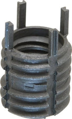 Recoil - 3/8-16 Internal, 1/2-13 External, 1/2" Insert Length, Thin Wall Keylocking Thread Inserts - Stainless Steel, Passivated Finish, Grade 303 - Exact Tooling
