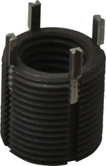 Recoil - M16x2.00 Internal, M22x1.50 External, 22mm Insert Length, Heavy Duty Keylocking Thread Inserts - Carbon Steel, Zinc Phosphate Finish, Grade C1215 - Exact Tooling