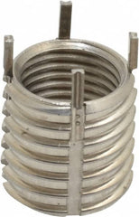 Recoil - 1/2-20 Internal, 5/8-11 External, 5/8" Insert Length, Thin Wall Keylocking Thread Inserts - Stainless Steel, Passivated Finish, Grade 303 - Exact Tooling