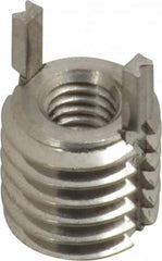 Recoil - M4x0.70 Internal, M8x1.25 External, 8mm Insert Length, Heavy Duty Keylocking Thread Inserts - Stainless Steel, Passivated Finish, Grade 303 - Exact Tooling