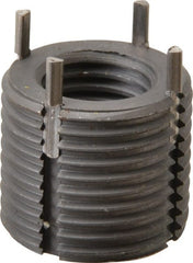 Recoil - M16x2.00 Internal, 1-12 External, 20.5mm Insert Length, Thin Wall Keylocking Thread Inserts - Carbon Steel, Zinc Phosphate Finish, Grade C1215 - Exact Tooling