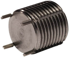 Recoil - 1-12 External, 22mm Insert Length, Solid Keylocking Thread Inserts - Stainless Steel, Passivated Finish, Grade 303 - Exact Tooling