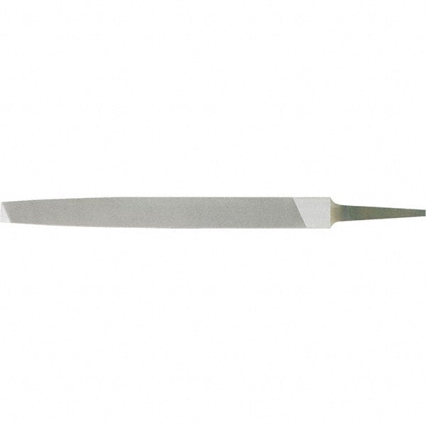 Stanley - 10" Long, Bastard Cut, Flat American-Pattern File - Single Cut - Exact Tooling