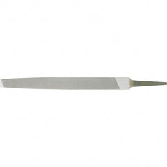 Stanley - 10" Long, Bastard Cut, Flat American-Pattern File - Single Cut - Exact Tooling