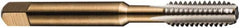 DORMER - 3/4-12 BSF 4 Flute Bright Finish High Speed Steel Straight Flute Machine Tap - Taper, Right Hand Thread, 112mm OAL, 30mm Thread Length, Oversize - Exact Tooling