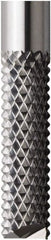 Seco - 6mm Diam, End Mill End, Solid Carbide Diamond Pattern Router Bit - Right Hand Cut, 65mm OAL, Use on Composites - Exact Tooling