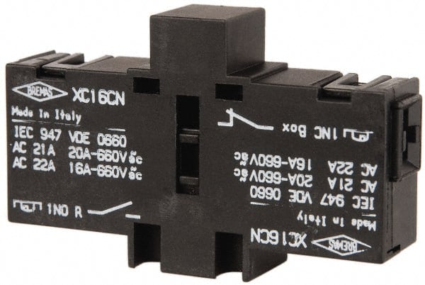ACI - Cam and Disconnect Switch Auxiliary Contact Block - For Use with XA324, XB634 - Exact Tooling