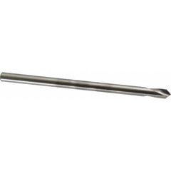 Walter-Titex - 3/8" Body Diam, 90°, 6-11/16" OAL, Cobalt Spotting Drill - Exact Tooling