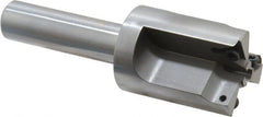 Everede Tool - 1-1/8 Inch Diameter, Interchangeable Pilot, Straight 1/2 Inch Shank Diameter, 3 Insert, Indexable Counterbore - 3.2 Inch Overall Length, TPGH 215 Insert, 3/16 Inch Pilot Hole Diameter Compatibility - Exact Tooling