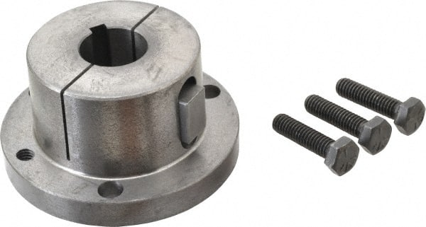 Browning - 1" Bore, 1/4" Wide Keyway, 1/8" Deep Keyway, B Sprocket Bushing - 2.557 to 2-5/8" Outside Diam, For Use with B5V Sheaves - Exact Tooling