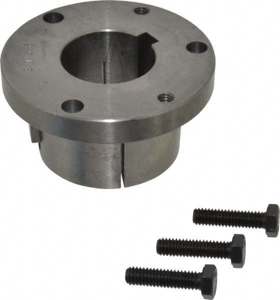 Browning - 1-5/8" Bore, 3/8" Wide Keyway, 3/16" Deep Keyway, B Sprocket Bushing - 2.557 to 2-5/8" Outside Diam, For Use with B5V Sheaves - Exact Tooling