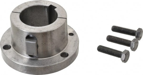 Browning - 1-11/16" Bore, 3/8" Wide Keyway, 3/16" Deep Keyway, B Sprocket Bushing - 2.557 to 2-5/8" Outside Diam, For Use with B5V Sheaves - Exact Tooling