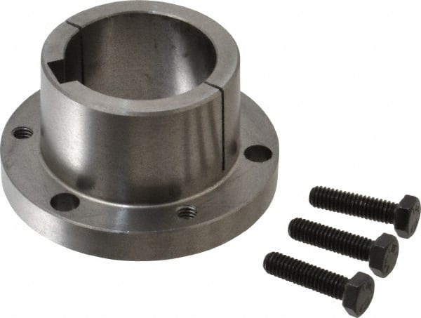 Browning - 1-15/16" Bore, 1/2" Wide Keyway, 1/4" Deep Keyway, B Sprocket Bushing - 2.557 to 2-5/8" Outside Diam, For Use with B5V Sheaves - Exact Tooling