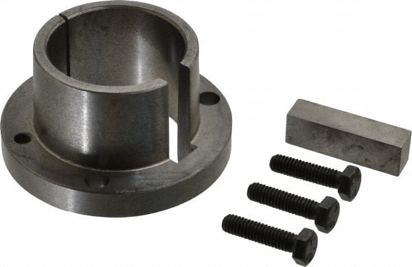 Browning - 2-1/8" Bore, 1/2" Wide Keyway, 1/4" Deep Keyway, B Sprocket Bushing - 2.557 to 2-5/8" Outside Diam, For Use with B5V Sheaves - Exact Tooling