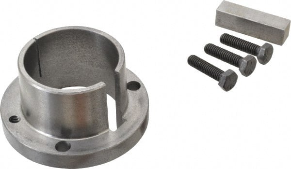 Browning - 2-1/4" Bore, 1/2" Wide Keyway, 1/4" Deep Keyway, B Sprocket Bushing - 2.557 to 2-5/8" Outside Diam, For Use with B5V Sheaves - Exact Tooling