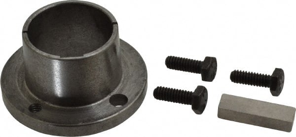 Browning - 1-3/8" Bore, 3/8" Wide Keyway, 3/16" Deep Keyway, H Sprocket Bushing - 1.57 to 1-5/8" Outside Diam, For Use with Split Taper Sprockets & Sheaves - Exact Tooling