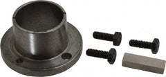 Browning - 1-3/8" Bore, 3/8" Wide Keyway, 3/16" Deep Keyway, H Sprocket Bushing - 1.57 to 1-5/8" Outside Diam, For Use with Split Taper Sprockets & Sheaves - Exact Tooling