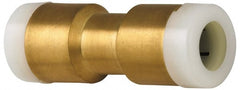 Watts - 1 x 3/4" Outside Diam, Brass Push-to-Connect Tube Union - Tube to Tube Connection, EPDM O-Ring - Exact Tooling
