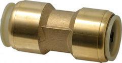 Watts - 1" Outside Diam, Brass Push-to-Connect Tube Union - Tube to Tube Connection, EPDM O-Ring - Exact Tooling