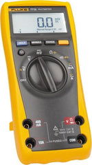 Fluke - 77-4, CAT IV, CAT III, 1,000 VAC/VDC, Digital Auto Ranging Average Responding Manual Ranging Multimeter - 50 mOhm, Measures Voltage, Capacitance, Current, Frequency, Resistance - Exact Tooling