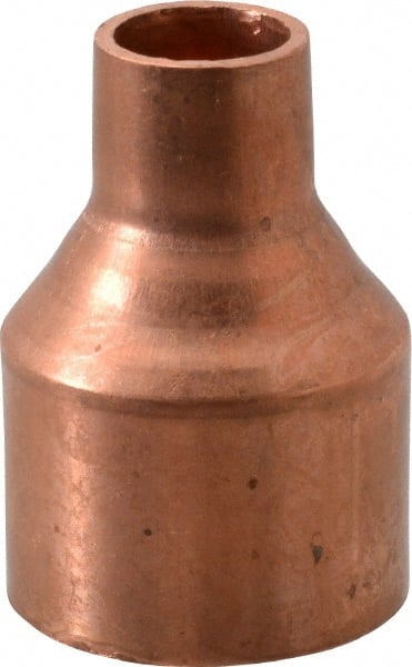 Mueller Industries - 1-1/4 x 1/2" Wrot Copper Pipe Reducer Coupling - C x C, Solder Joint - Exact Tooling