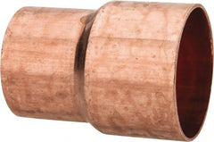 Mueller Industries - 1-1/2 x 1-1/4" Wrot Copper Pipe Reducer Coupling - C x C, Solder Joint - Exact Tooling