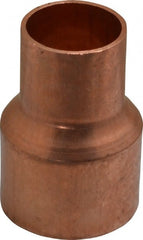 Mueller Industries - 1-1/2 x 1" Wrot Copper Pipe Reducer Coupling - C x C, Solder Joint - Exact Tooling